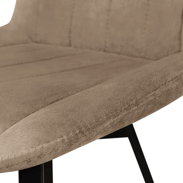 Стул B224-M (B224-m  SD LATTE, BK )